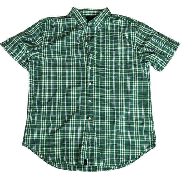 Narragansett Traders Men’s Plaid Short Sleeve Button Down Shirt Cotton XL - Picture 1 of 8